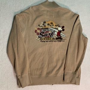 Disney Parks Original Embroidered Zip Sweatshirt